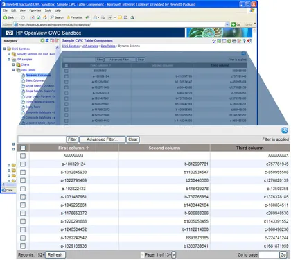 hpdata table